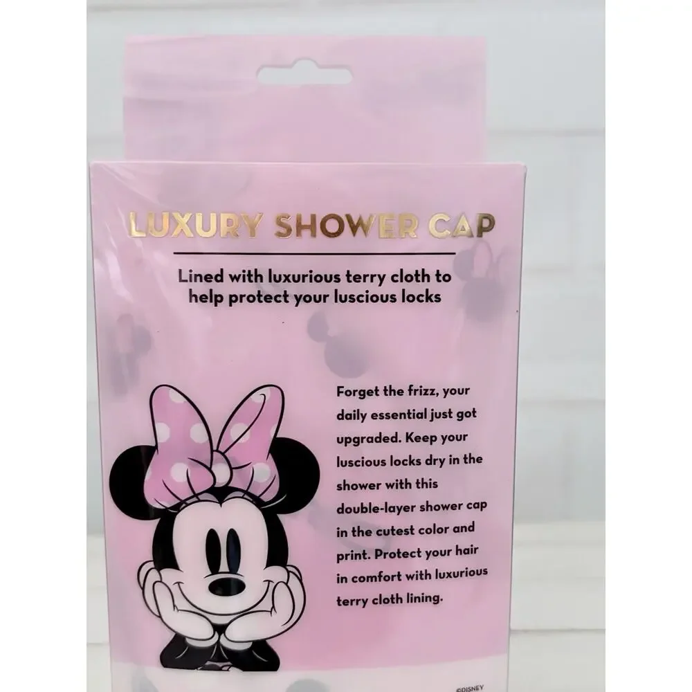 The Creme Shop Disney Minnie Mouse Luxury Shower Cap Pink NIP